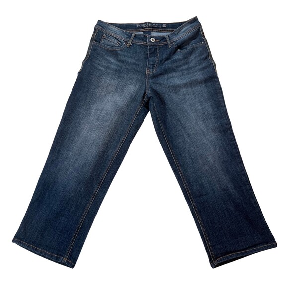 Faded Glory Women's  Blue Skinny Jeans Size 10 Dark Wash Stretches - Picture 3 of 6